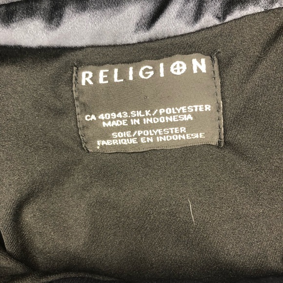 Religion Silver-Blue Cocktail Dress XS - Picture 9 of 11